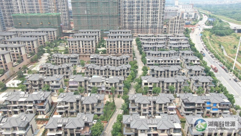 澳海望洲府一期別墅太陽能熱水系統工程